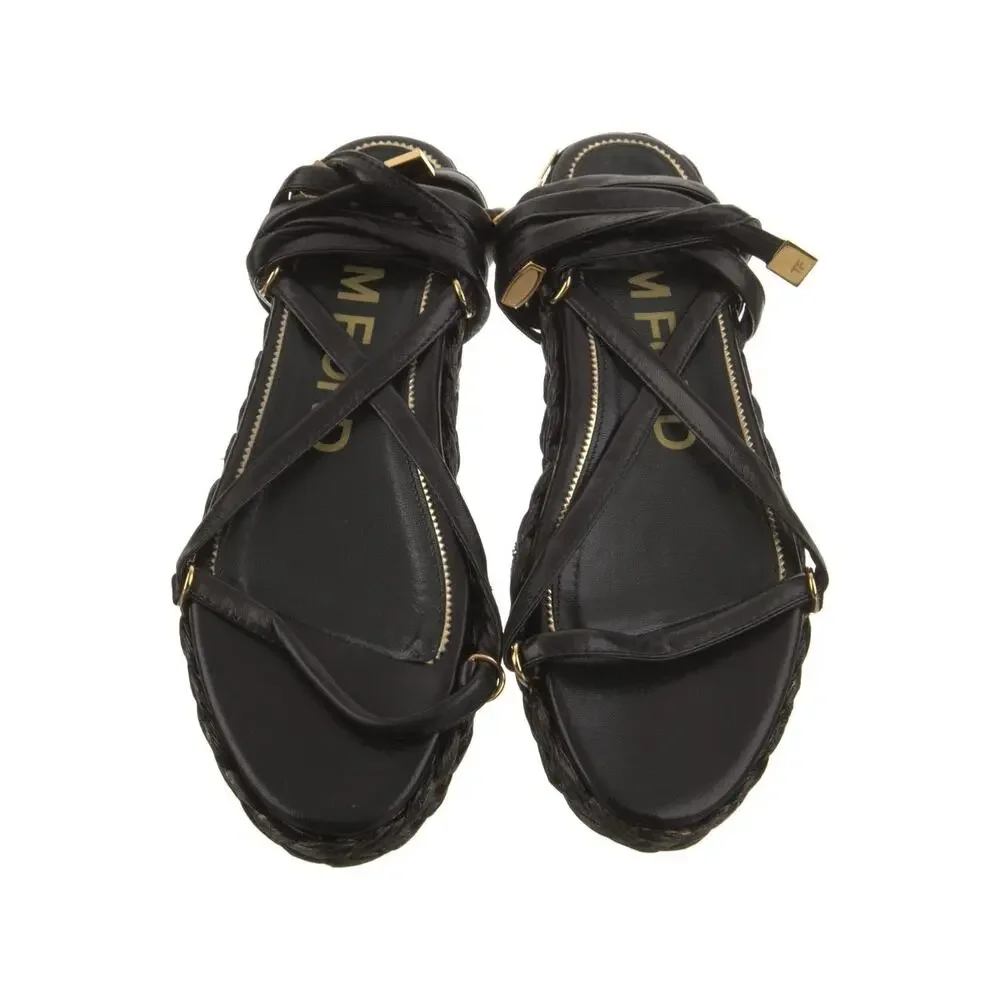 ❤️Tom Ford Leather Lock Sandals❤️ - Picture 3 of 5